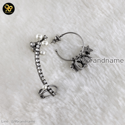 Christian Dior Earrings Steel