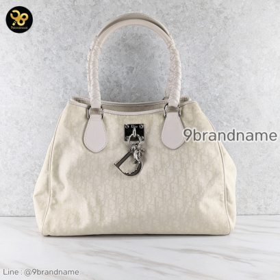 Christian Dior Oblique Canvas Medium Tote