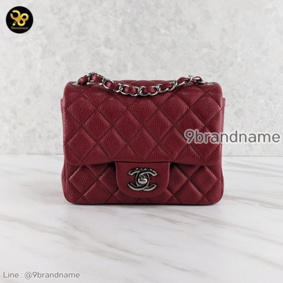 Chanel Classsic Flap Bag Mini Square Cavier SHW