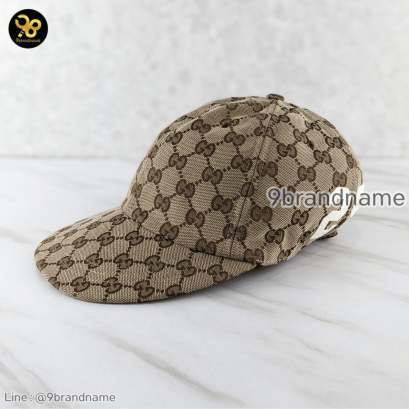 Gucci Beige GG Supreme Baseball Cap