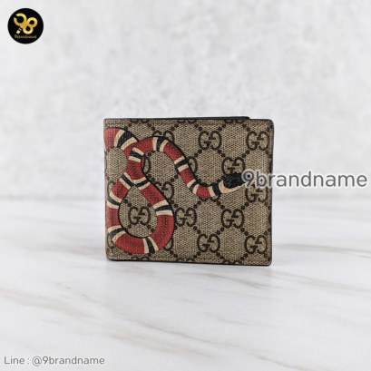 Gucci Billetera Gucci 451268 con diseño Kingsnake Wallet