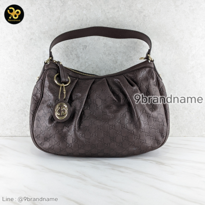 Gucci GG SUKEY HOBO LEATHER ONE SHOULDER BAG