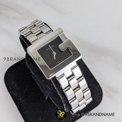 Gucci G 3600L Watch Black Dial Steel ดำ