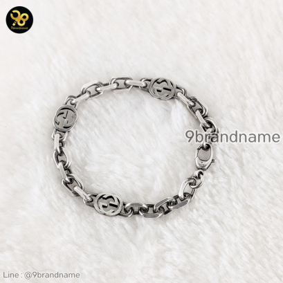 Gucci Interlock Chain Bracelet Silver