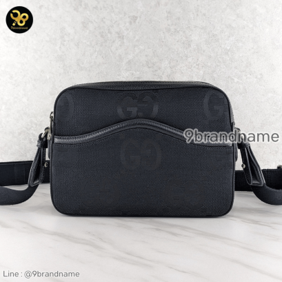 Gucci Jumbo GG Canvas Shoulder Crossbody Bag