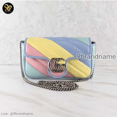 Gucci Marmont Supermini Leather Shoulder multicolor
