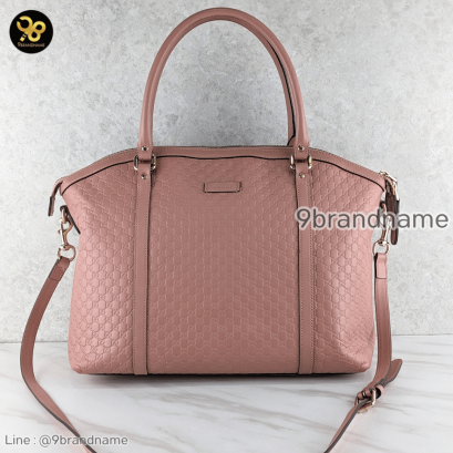 Gucci Pink Microoguccissima Dome Satchel Leather