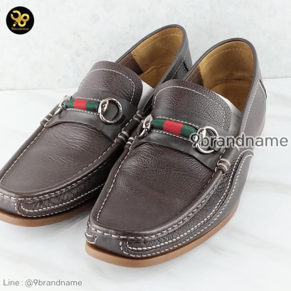 Gucci Bit loafer 154021 cowhide calf sherry line slip-on Calf