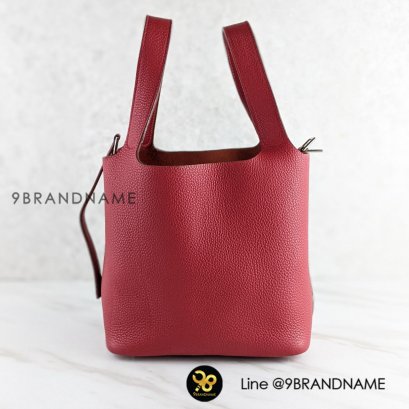 Used Hermes  Picotin 18 Red Togo  (แดง)