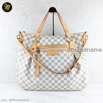 Louis Vuitton	Evora MM Damier Azur แบรนด์เนมมือสอง