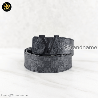 Louis Vuitton Initials Belt 40mm Reversible Canvas Damier แบรนด์เนมมือสอง