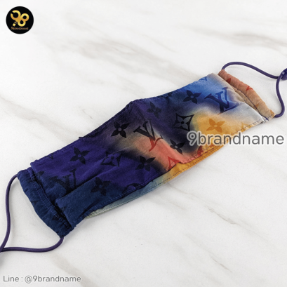 Louis Vuitton Mask Pouch Bandana Monogram Tie-Dye M77039