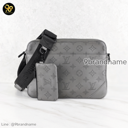 Louis Vuitton Monogram Shadow Duo Messenger Shoulder Bag แบรนด์เนมมือสอง