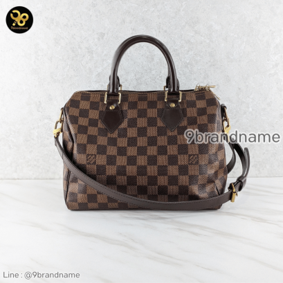 Louis Vuitton Speedy 25 Damier Ebene	Canvas แบรนด์เนมมือสอง 