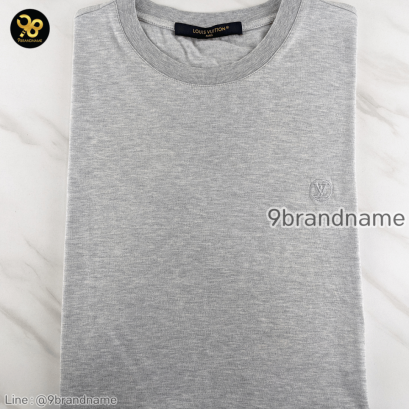 Louis Vuitton T-Shirt LV Cotton เทาลาฟ แบรนด์เนมมือสอง