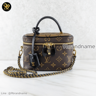 Louis Vuitton Vanity PM  Bag Canvas Monogram GHW แบรนด์เนมมือสอง