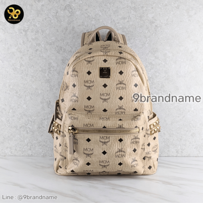 MCM Stark Side Studs Backpack in Visetos