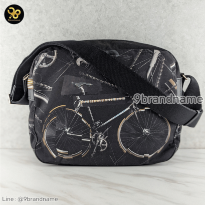 Paul Smith Cycle Print Crossbody Messenger Bag Polyester