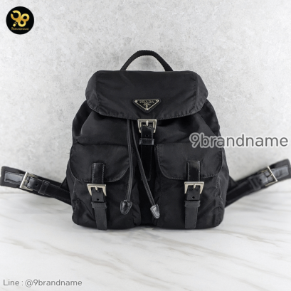 Prada B6677 Black Nylon Backpack
