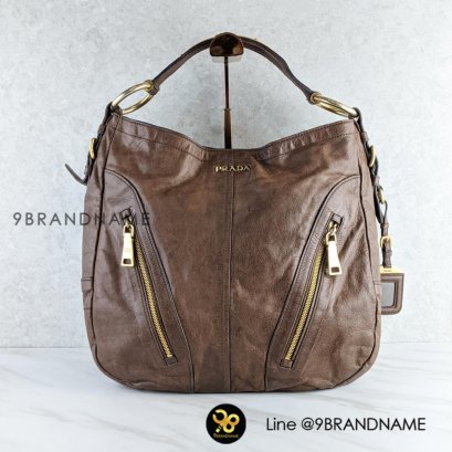 Prada Vitello Shine Hobo