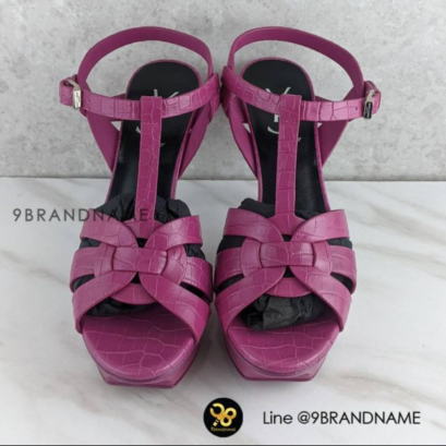 New YSL	Shoes ส้นสูง	Crocodile	Pink