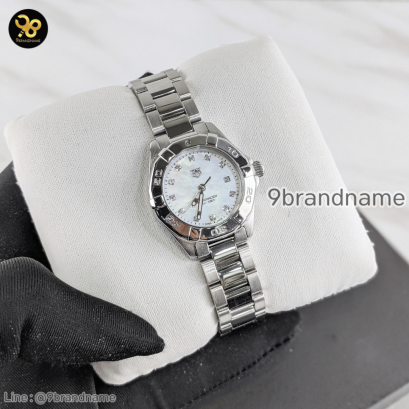 Tag Heuer Aquaracer White Pear Diamond Steel แบรนด์เนมมือสอง