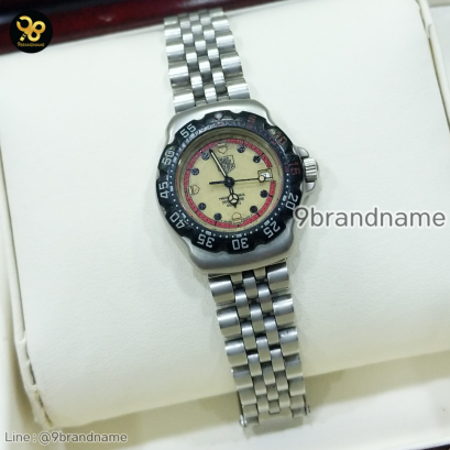 Tag Heuer Formula 1 WA1411 Date Light yellow Dial Quartz Ladies Watch