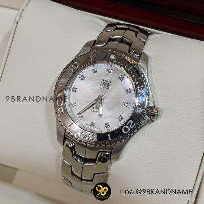 Tag ​Heuer new link หน้ามุกขาว หลักเพชร
