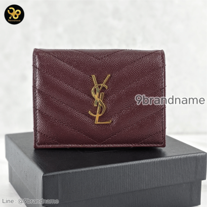 New YSL	Saint Laurent 530841 Cassandre matelasse card holder