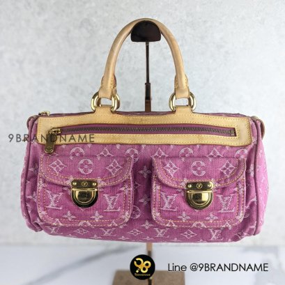 Louis Vuitton Speedy Limited PINK Denim - USed Authentic กระเป๋าทรงหมอนยอดนิยม รุ่นลิมิเต็ด หายากมากๆค่าะ ผ้ายีนส์สีชมพู มาพร้อมหูถัก ใช้งายไม่ต้องรักษาทรง สภาพดี