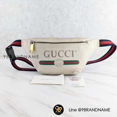 Gucci  Belt Bag คาดอก สายน้ำเงินแดง