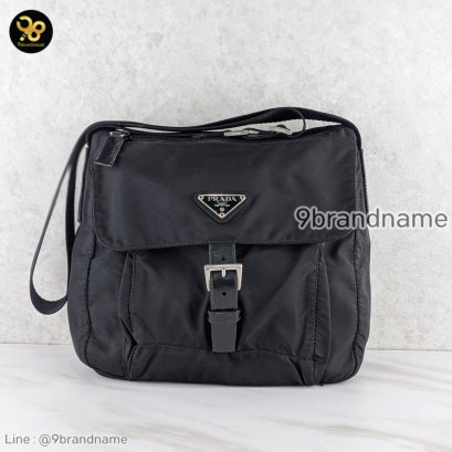 Prada Shoulder Bag crossbody BT8994 Nylon Black Tessuto