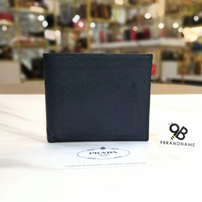 Used - Prada Wallet​ Saffiano​ baltico