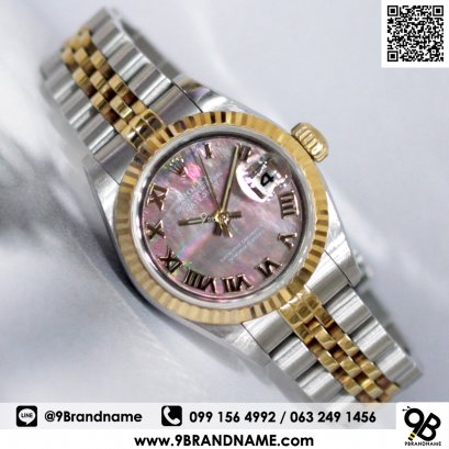 Rolex Datejust Mother of pearl Lady 2 Tone Gold Steel 26mm 