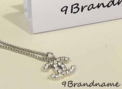 Chanel Necklace สร้อย CC ประดับคริสตัล เม็ดใหญ่ ของใหม่ค่า