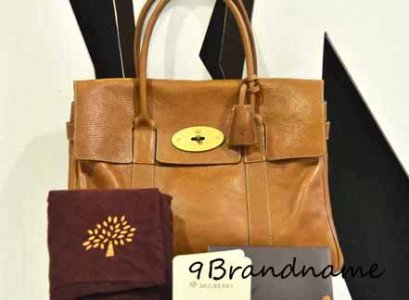 Mulberry Bayswater สี Oak Oversize สภาพดีค่า หนังแท้ทั้งใบ ใช้ทนค่าา