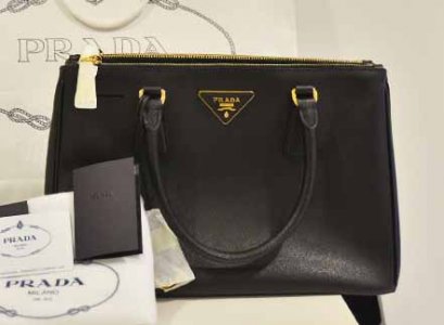 Prada Saffiano LUX Tote Size 30 สีดำ NERO สุดฮ๊อตต