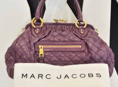 Marc Jacob Stamp Purple อะไหล่ทอง ไซส์ใหญ่ สีม่วงหรูหรา ค่า