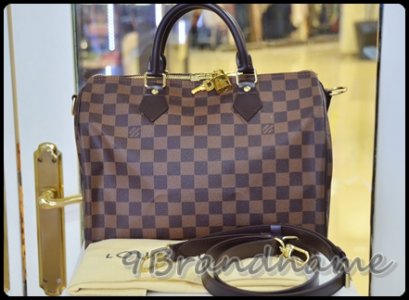 Louis Vuitton Speedy Bandouliere Damier size 30!! กระเป๋าทรงหมอน พร้อมสายสะพายยยาวรุ่นใหม่ นิยมมากค่ะ  ของขาดตลาดตลอดเลย
