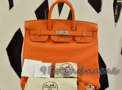 Hermes Birkin Size ใหญ่ 45 สีส้ม As New