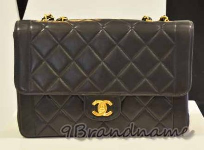 Chanel Vintage Lamb สีดำอะไหล่ทอง 10