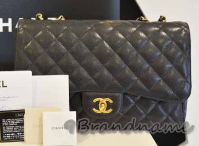 Chanel Classic Jumbo Cavier สีดำ ที่หลายคนตามหา สภาพใหม่มาก พร้อมใบเสร็จซื้อช็อปไทย หลักเดือนค่ะประกันยังเหลือ