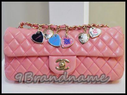 Chanel Classic Chocolate Bar Limited Valentine Pink 10