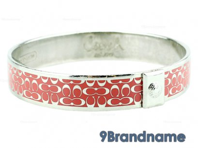 Coach Bracelet Pink Silver - Used Authentic