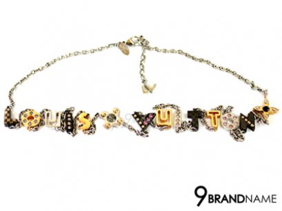 Louis Vuitton Long Necklace 3Tone Love Letters M65253