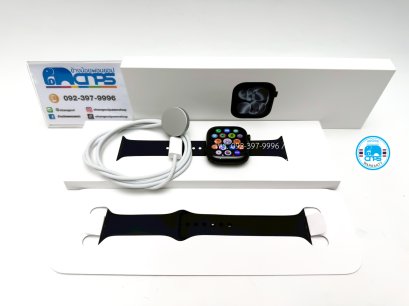 Apple Watch Series 11 GPS 46mm Jet Black Aluminium Case with Black Sport Band - M/L (C2602006S7)