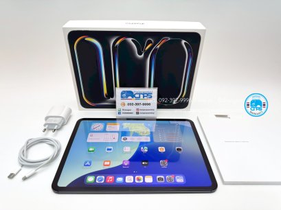 iPad Pro 11 Gen 5 M4 Wi-Fi + Cellular 256GB with Standard glass Space Black (C2504002S7)