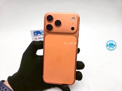 iPhone 17 Pro Max 512GB Cosmic Orange ศูนย์ไทย แบต 100% รอบชาร์จ 34 รอบ (C2512007S7)