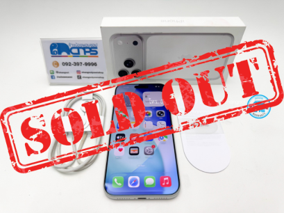 iPhone 17 Pro Max 256GB Silver ศูนย์ไทย แบต 100% รอบชาร์จ 111 รอบ (C2604019S7)