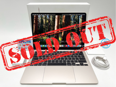 Macbook Air M4 13 นิ้ว 10CCPU 8CGPU 16GB 256GB Starlight ศูนย์ไทย แบต 100% (C2607018S7)